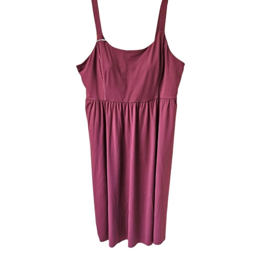 HALARA 3X Padded backless twisted slit midi dress casual wear NWT - Picture 2 of 13